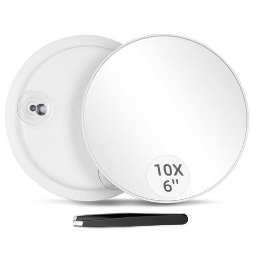 10x magnifying mirror with - mirror,